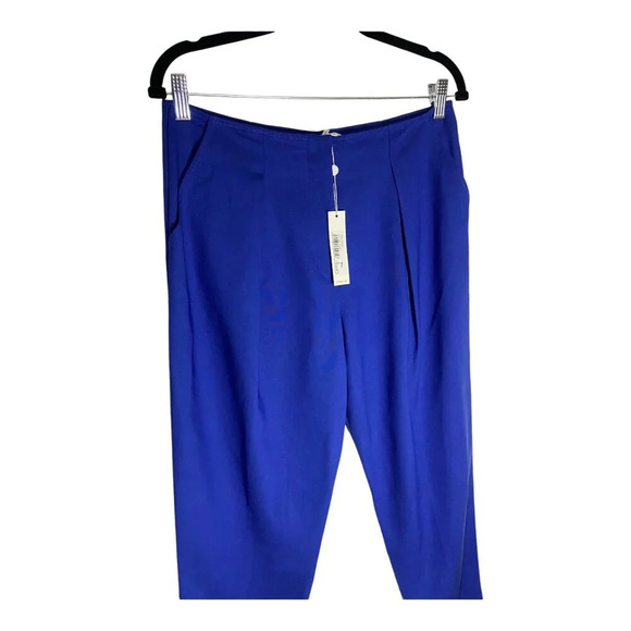 NWT Trina Turk Ishana Blue Tailored Pants-sz 6 - Picture 12 of 13